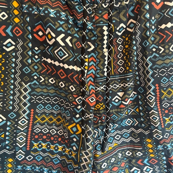 Cactus Man Ricky Singh Abstract Stretch Drawstring Shorts Men’s Size Large - Picture 2 of 7